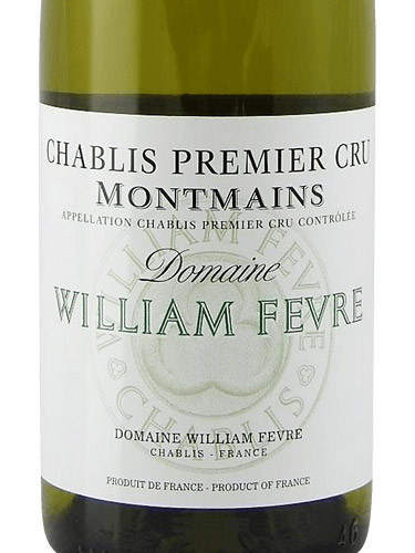 Fèvre/William Chablis 1er cru Montmains 2022