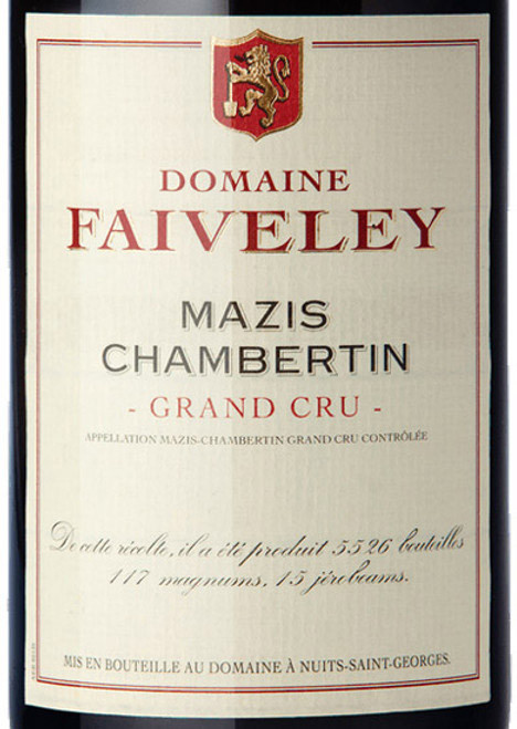 Faiveley Charmes-Chambertin Grand Cru 2022