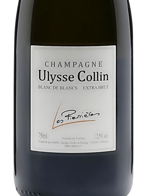 Ulysse Collin Extra Brut BdB Champagne Pierrières (2018, 48m) NV