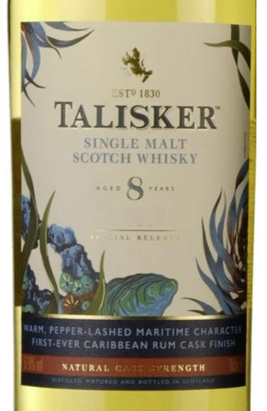 Talisker 8 Year Cask Strength Single Malt Scotch Whisky (117.4pf) 2024