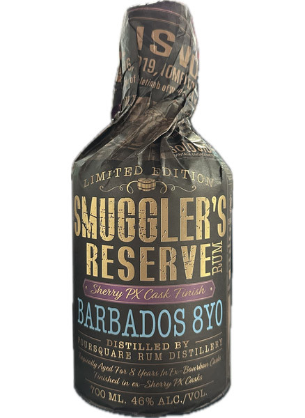 Smuggler's Reserve Barbados 8 Year Sherry PX Cask Finish Rum 700ml