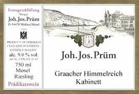 Prüm/JJ Riesling Kabinett Graacher Himmelreich 2023