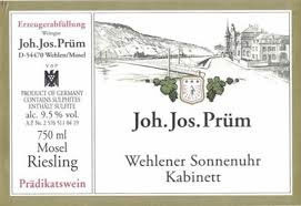 Prüm/JJ Riesling Kabinett Wehlener Sonnenuhr 2023