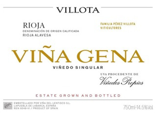 Villota Rioja Viña Gena 2019