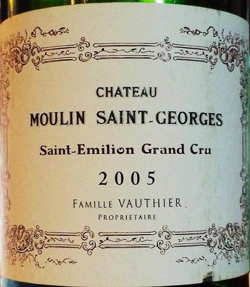 Moulin Saint-Georges St-Emilion 2005