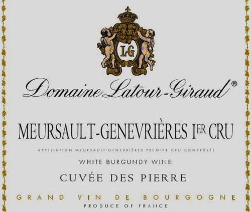 Latour-Giraud Meursault 1er cru Genevrières Cuvée des Pierre 2023 1.5L