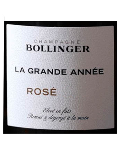 Bollinger Brut Rosé Champagne La Grande Année 2007