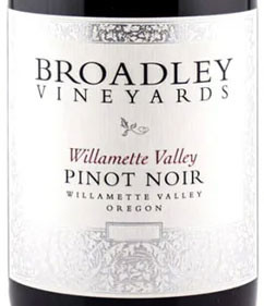 Broadley Pinot Noir Willamette Valley Estate 2023