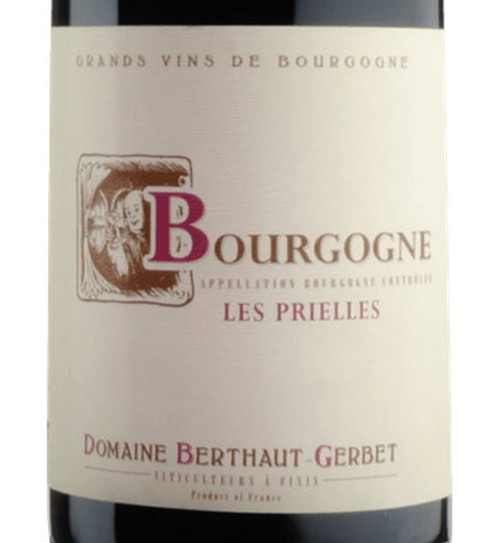 Berthaut-Gerbet Bourgogne Rouge Les Prielles 2023