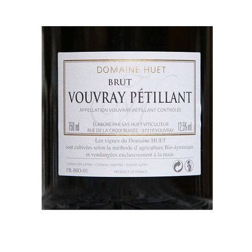 Huët Vouvray Brut Pétillant 2019