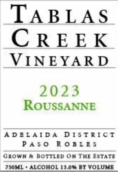 Tablas Creek Roussanne Paso Robles 2023