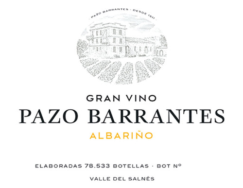 Pazo Barrantes Albariño Rías Baixas Gran Vino 2022