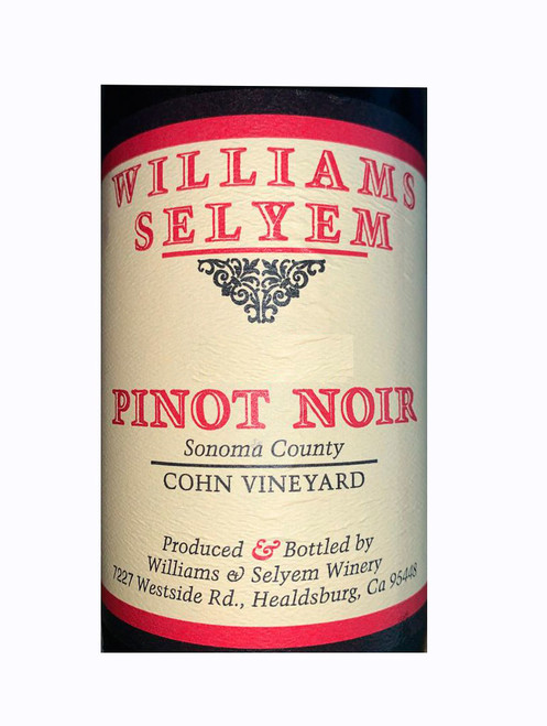 Williams-Selyem Pinot Noir Sonoma County Cohn Vineyard 2021