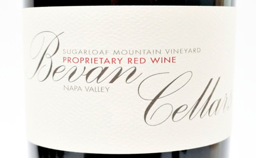 Bevan Proprietary Red Napa Valley Sugarloaf Mountain Vineyard 2021
