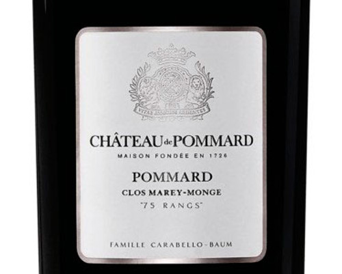 Château de Pommard Pommard Clos Marey Monge "75 Rangs" 2018