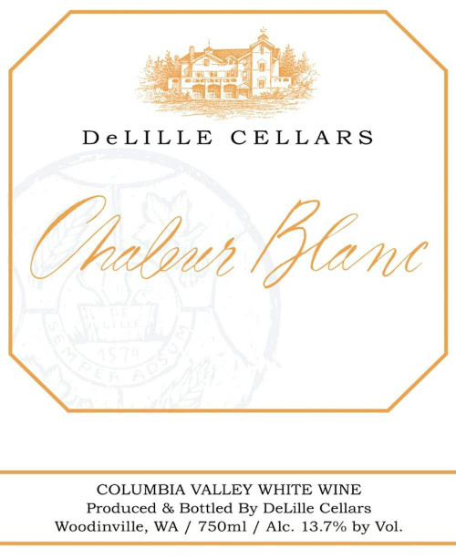DeLille Chaleur Estate Blanc Columbia Valley 2020