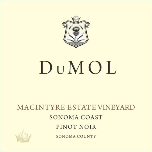 DuMol Pinot Noir Sonoma Coast MacIntyre Estate Vineyard 2020