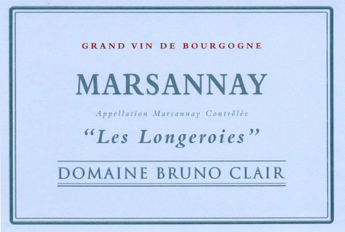 Clair/Bruno Marsannay Rouge Les Longeroies 2023