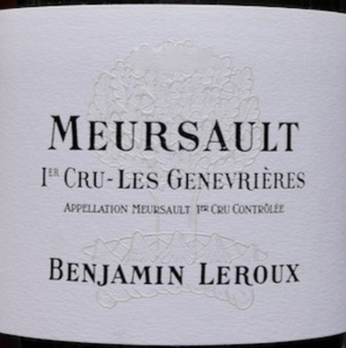 Leroux/Benjamin Meursault 1er cru Genevrières 2023