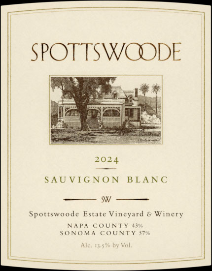 Spottswoode Sauvignon Blanc Napa-Sonoma Counties 2024