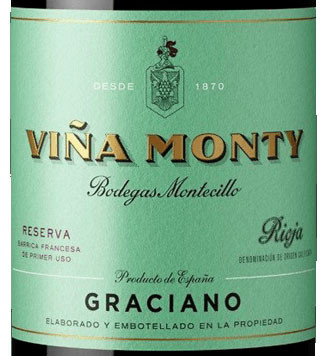 Montecillo Rioja Viña Monty Graciano Reserva 2016