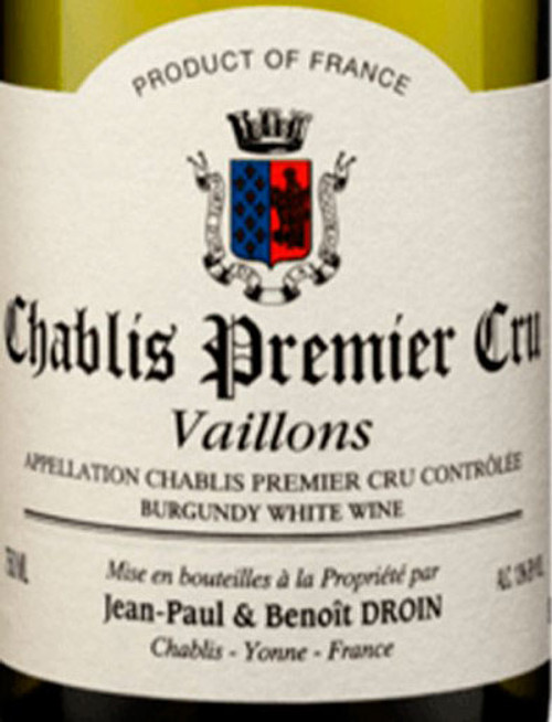Droin Chablis 1er cru Vaulorent 2023