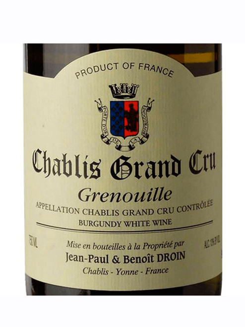 Droin Chablis Grand Cru Grenouilles 2023