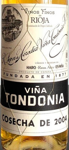 López de Heredia Rioja Viña Tondonia Gran Reserva Blanco 2004
