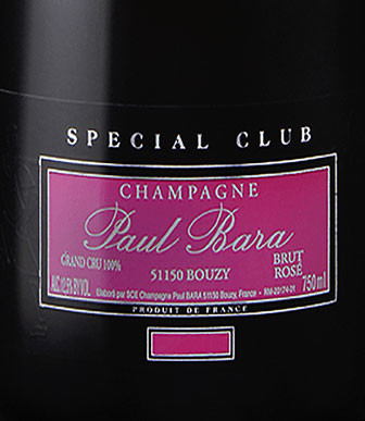 Paul Bara Brut Rosé Champagne Spécial Club Grand Cru 2019