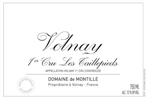 De Montille Volnay 1er cru Les Taillepieds 2023
