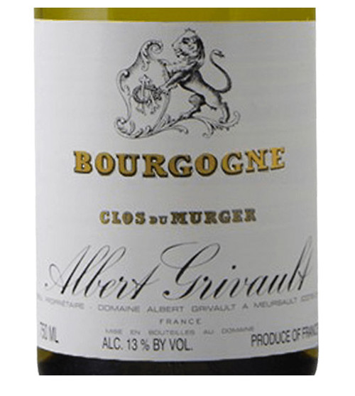 Grivault/Albert Bourgogne Blanc Clos du Murger 2023