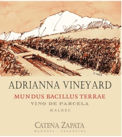 Catena Zapata Malbec Mundus Bacillus Terrae Adrianna Vineyard 2021