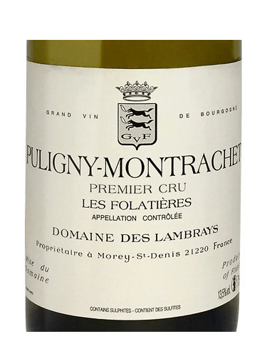 Lambrays Puligny-Montrachet 1er cru Folatières 2023