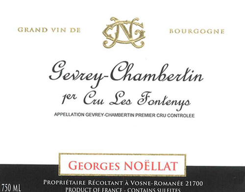 Noëllat/Georges Gevrey-Chambertin 1er cru Fontenys 2022