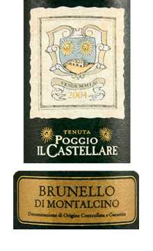 Poggio il Castellare Brunello di Montalcino 2004
