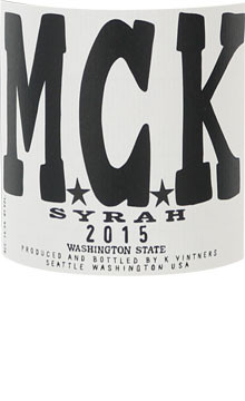 K Vintners Syrah Washington Motor City Kitty 2015