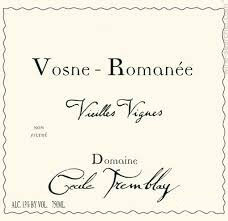 Tremblay/Cécile Vosne-Romanée Vieilles Vignes 2021
