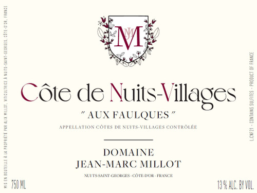 Millot/Jean-Marc Côte de Nuits-Villages Aux Faulques 2023