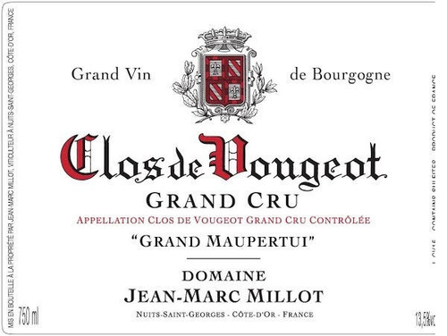 Millot/Jean-Marc Clos de Vougeot Grand Maupertuis 2023