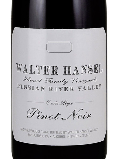Walter Hansel Pinot Noir Russian River Valley Cuvée Alyce 2021