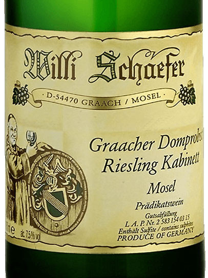 Schaefer/Willi Riesling Kabinett Graacher Domprobst #3 2020
