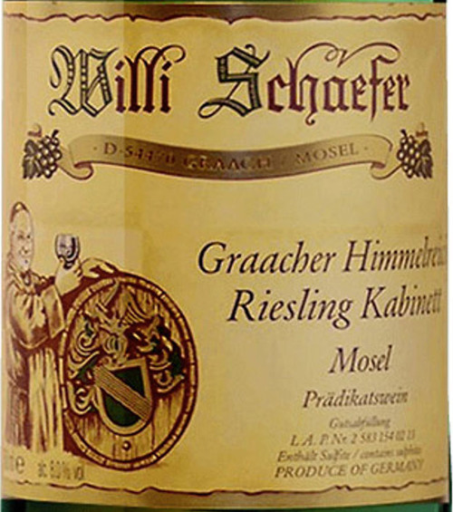 Schaefer/Willi Riesling Kabinett Graacher Himmelreich 2015