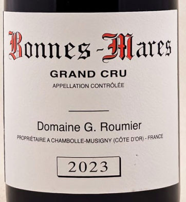 Roumier Bonnes Mares Grand Cru 2023