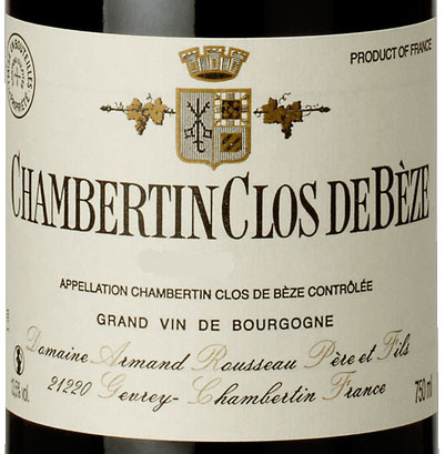 Rousseau Chambertin-Clos de Bèze Grand Cru 2021