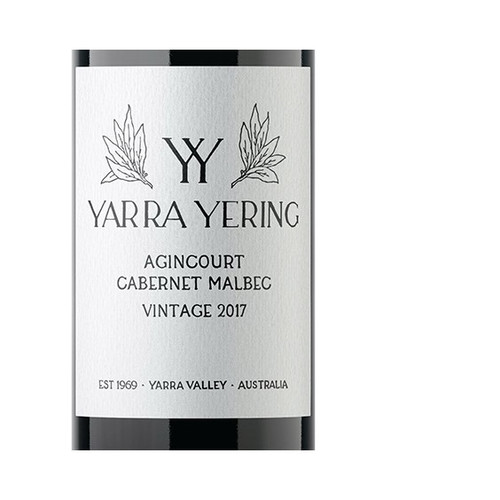 Yarra Yering Agincourt Cabernet Malbec Yarra Valley 2017