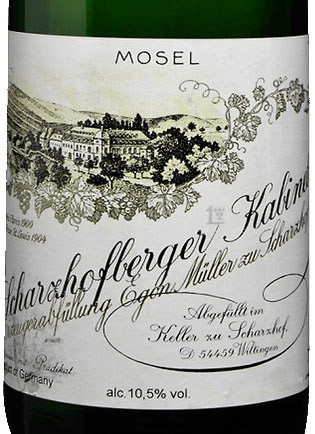 Müller/Egon Riesling Kabinett Scharzhofberger 2020 375ml