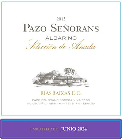 Pazo de Señorans Albariño Rías Baixas Selección de Añada 2015