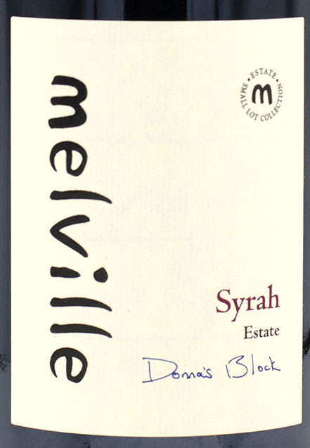 Melville Syrah Sta. Rita Hills Donna's Block 2023