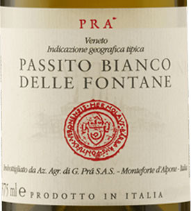 Prà Veneto Passito Bianco delle Fontane 2021 375ml