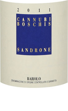 Sandrone Barolo Cannubi Boschis 2011